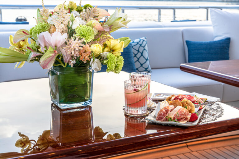 Canapes On The Aft Deck