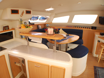 Caribbean Dream - Galley and Salon