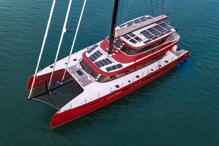 Catamaran CRAZY LOVE Aerial