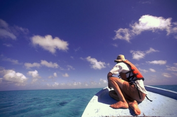 Catamaran DORIS - In the lookout