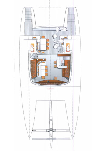 Catamaran MAITAI Sunreef 74 (ex Che) - Layout 2