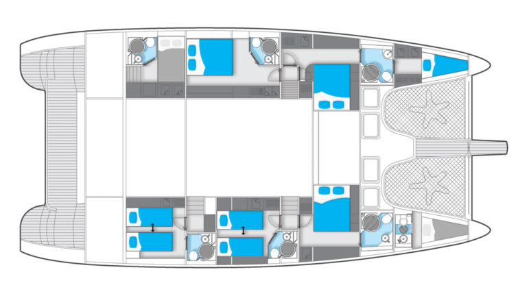 Catamaran MUSE - Layout