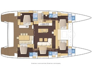 Catamaran VACOA - Layout