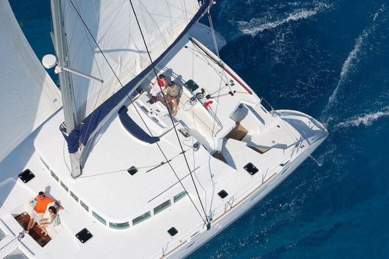 Catamaran WHISPERS - From Above