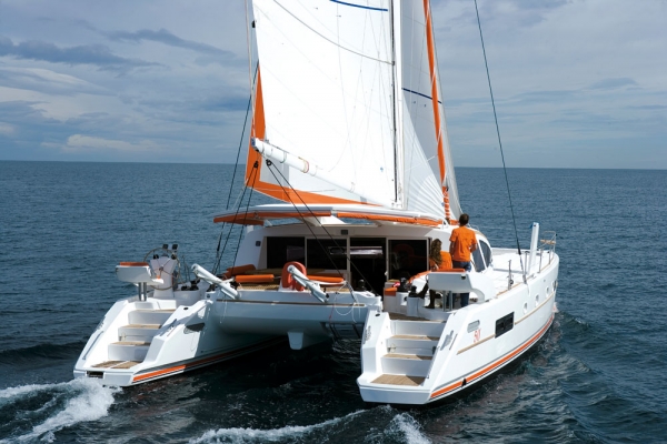 Catana 50 aft transom view