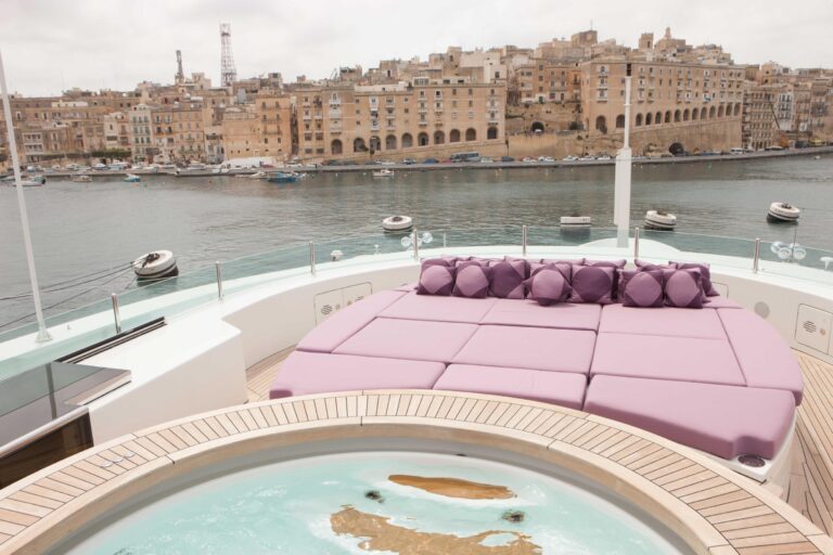 Charter Yacht ST DAVID -  Sundeck Jacuzzi