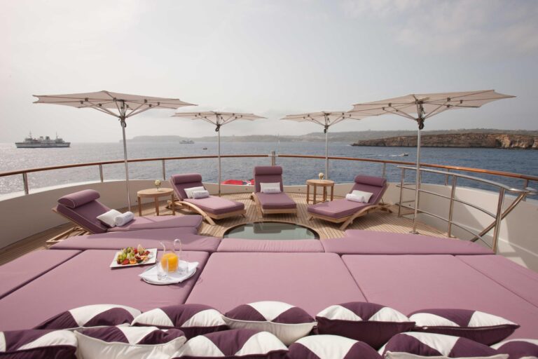 Charter Yacht ST DAVID -  Sundeck Sunpads