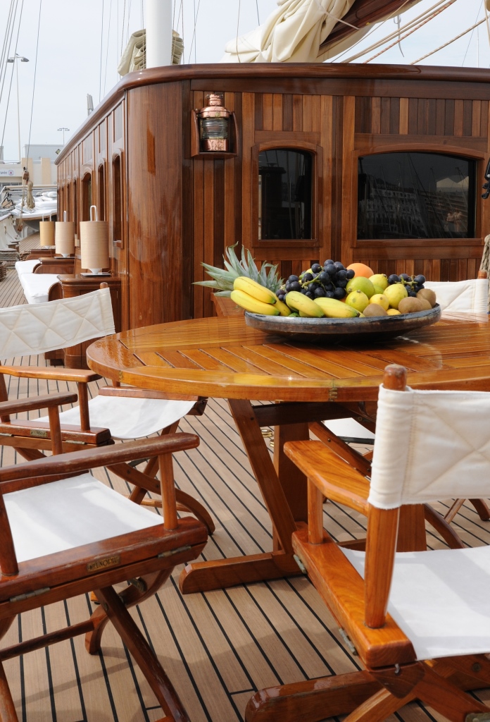 Classic Sailing Yacht XARIFA -  Al fresco DIning