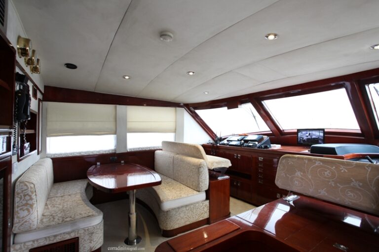 Classic Yacht HATHOR -  Helm and Dinette