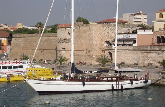 Classic Yacht Lady Sail - In Port