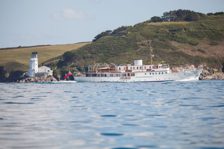 Classic motor yacht MALAHNE beautifully restored by Pendennis -  Copyright Andrew Wright and Pendennis