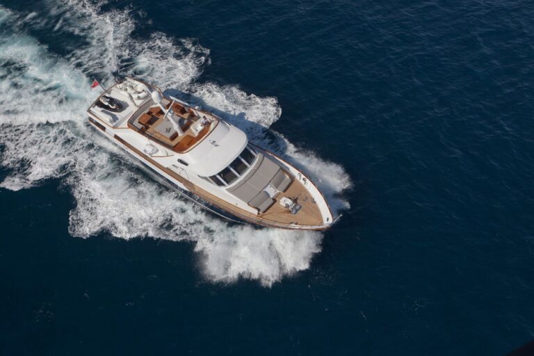Classic yacht DUNE -  From Above