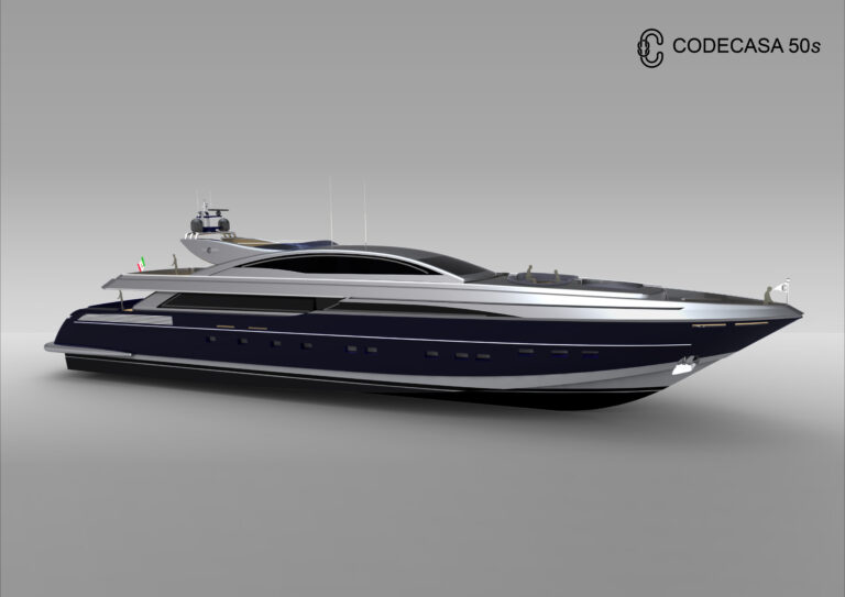 Codecasa 50s MotorYacht Rendering