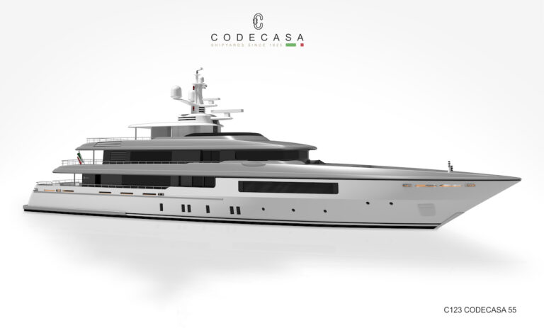 Codecasa 55m C123 Superyacht Rendering