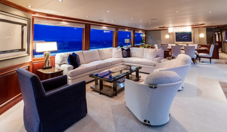 Comfortable Main Salon Seating