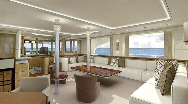 Curvelle 33X9 Main saloon