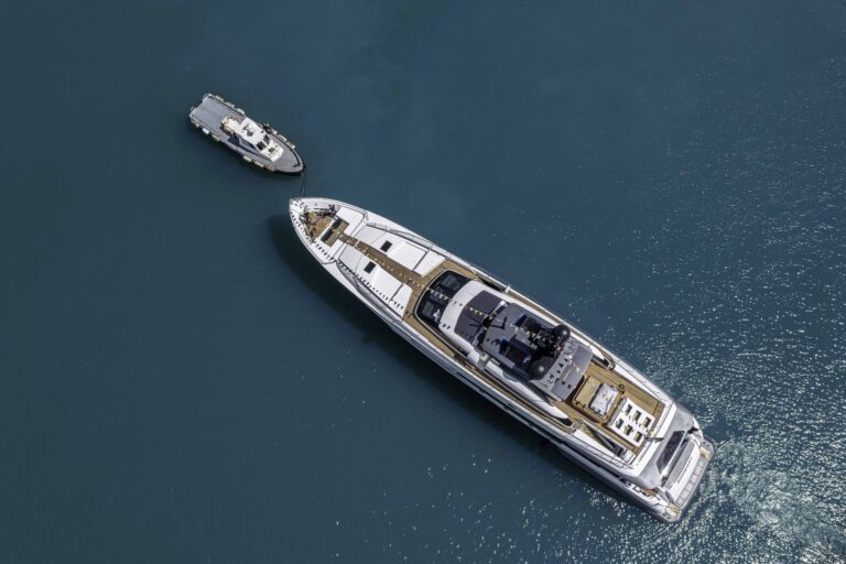 Motor yacht SOMEDAY Aerial View