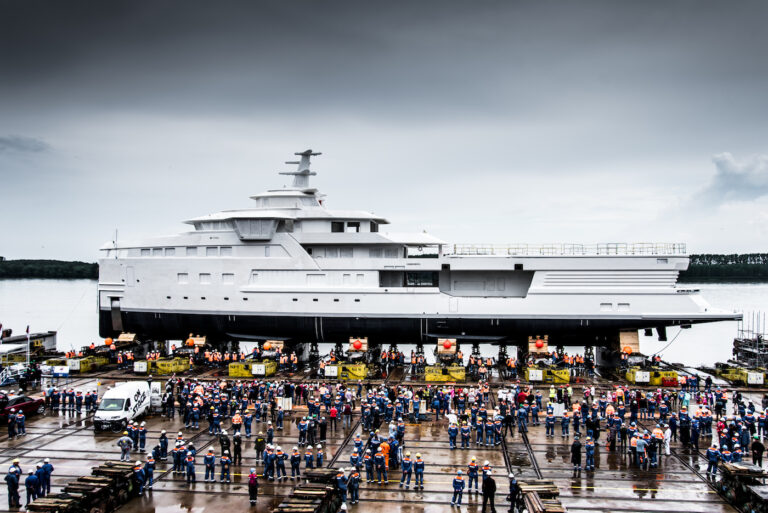 DAMEN SeaXplorer Superyacht LA DATCHA Launch June 2019