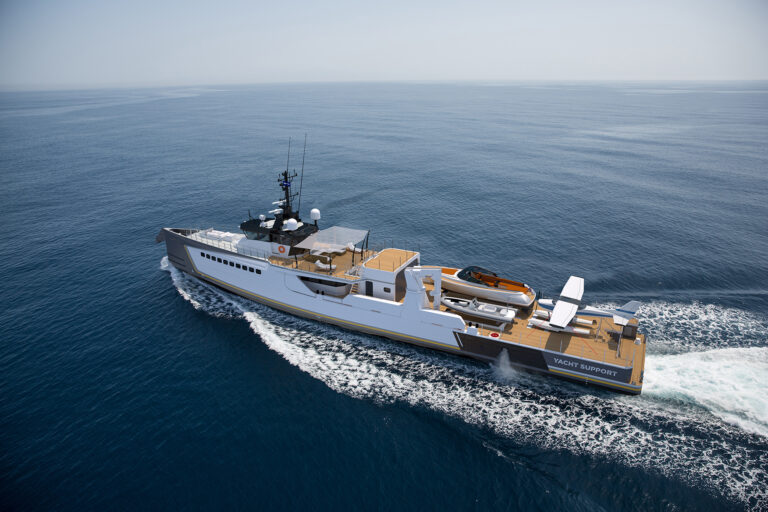 DAMEN Yacht Support BLUE OCEAN - Aerial View