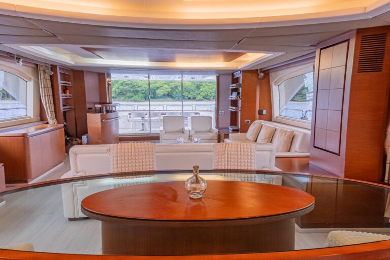 Salon view aft