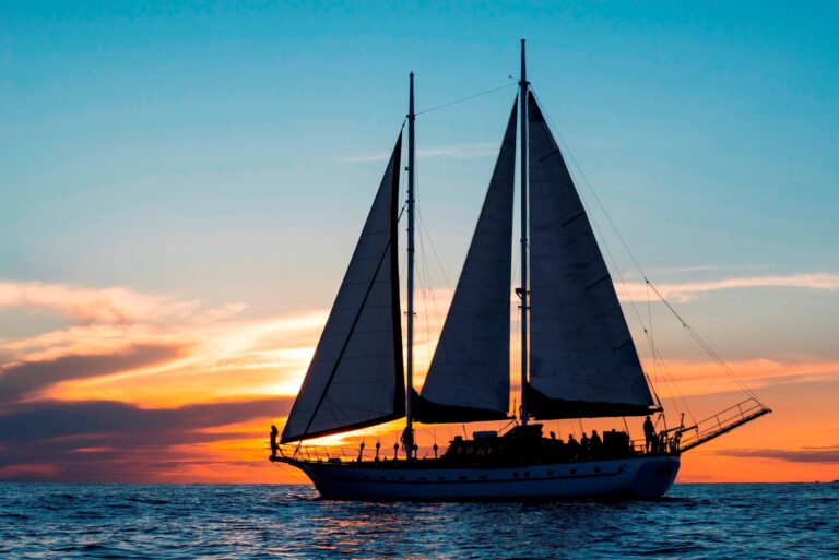 Sunset sailing