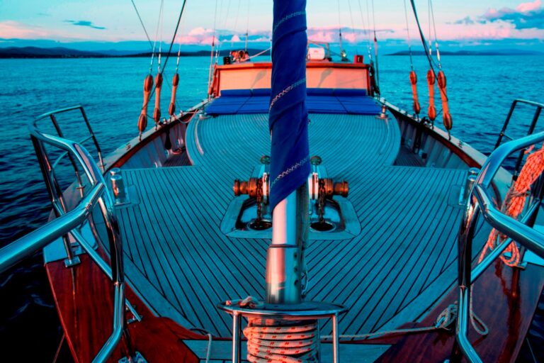 View from the bow