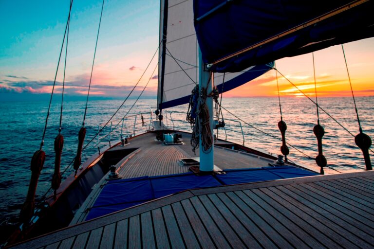 Under sail