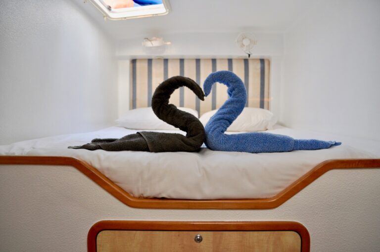Forward guest cabin