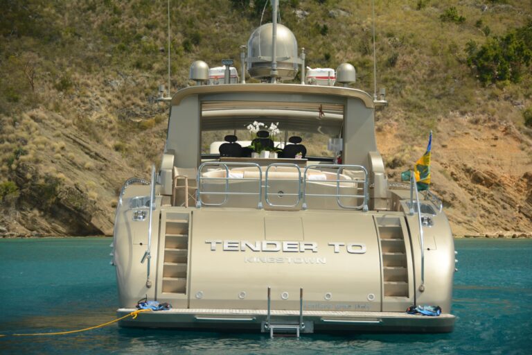 LEOPARD motor yacht TENDER TO - Stern view and swim platform