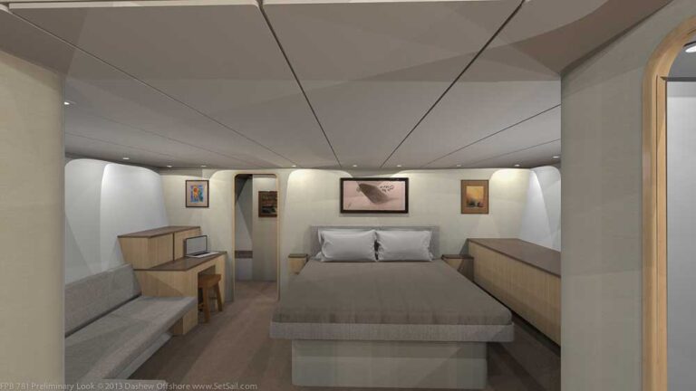 Dashew FPB 78 Yacht - Cabin