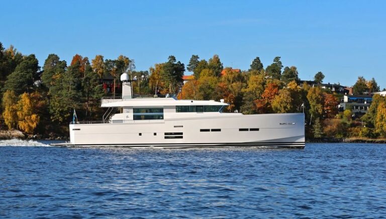 Delta 88 IPS Yacht - side view