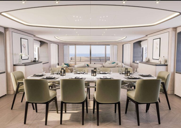 Diamond 145 Interior - Dining Area