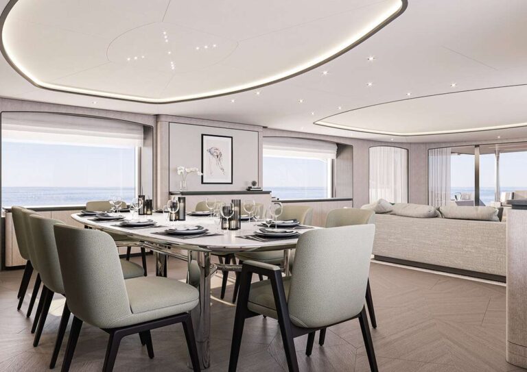 Diamond 145 Interior - Dining Area