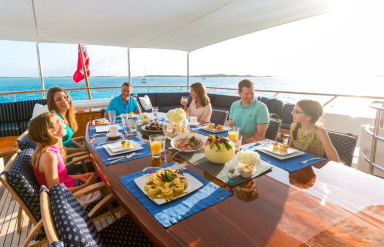 Dining On The Upper Aft Deck