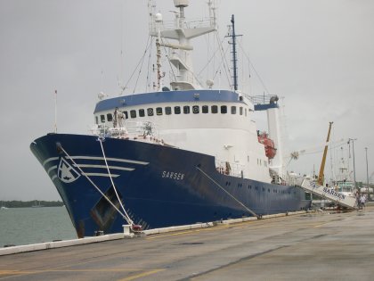 Explorer yacht Sarsen at the Wharf