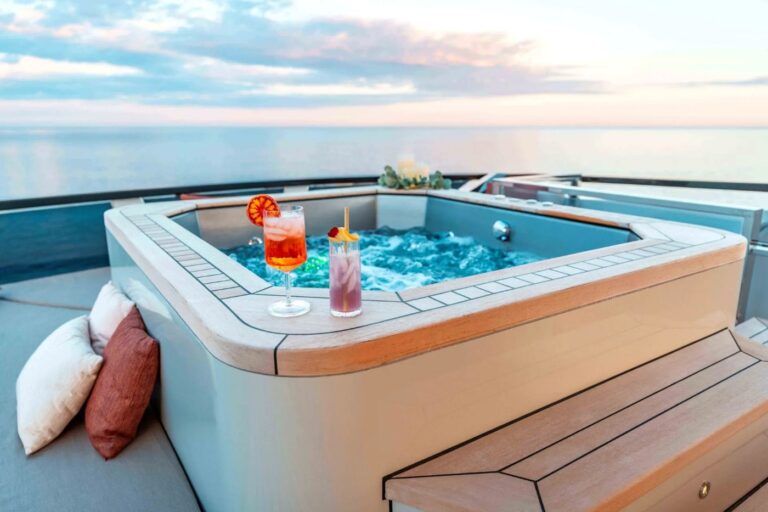 Exterior Bathtub With Sea Views