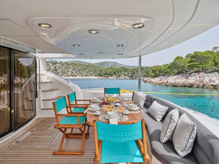 Exterior Dining Area With Sea Views