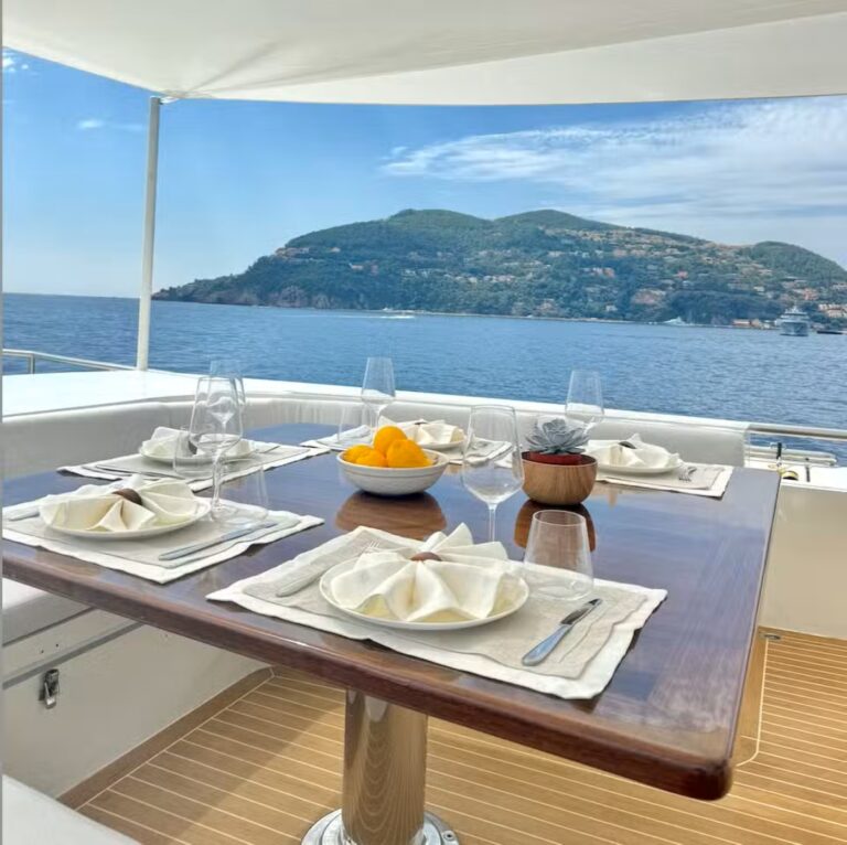 Exterior Dining Area With Sea Views