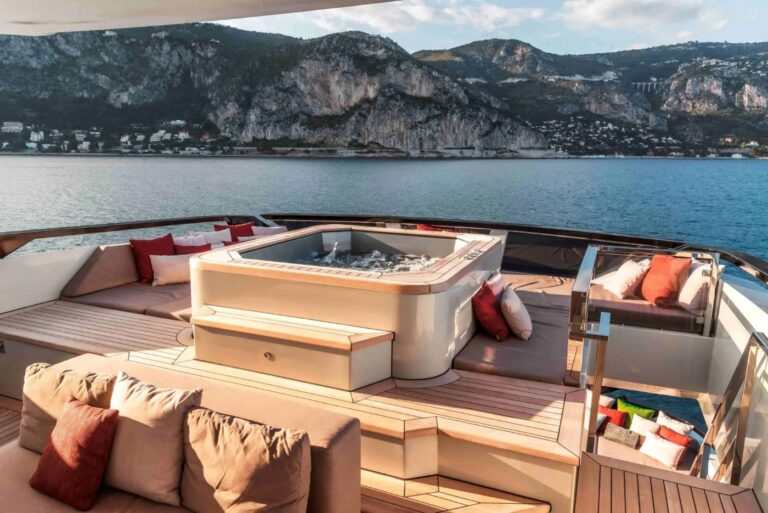 Exterior Relaxation Area With Mini Bathtub
