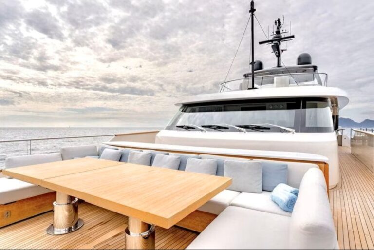 Open Deck Relaxation area With Sea Views