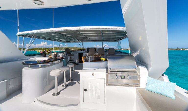 Exterior Area With Grill And Bar