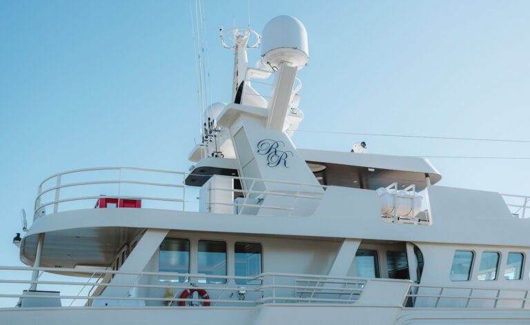 Exterior Detail Of The Yacht
