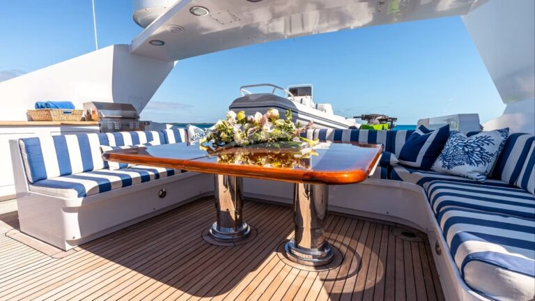 Exterior Dining Area With Sea Views