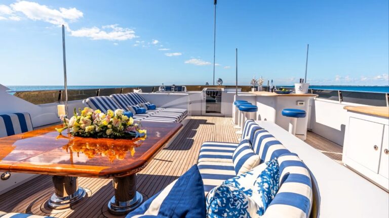 Exterior Dining Area With Sea Views