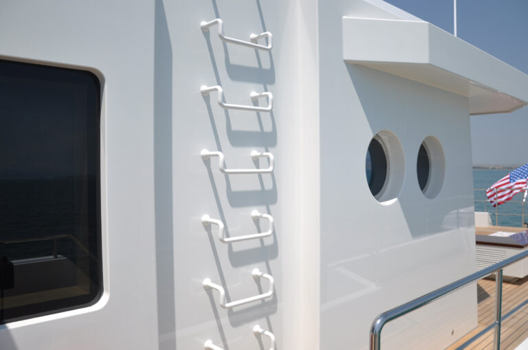 Exterior of the Ceylan Super Yacht