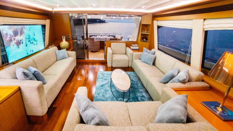 Main Salon Looking Aft