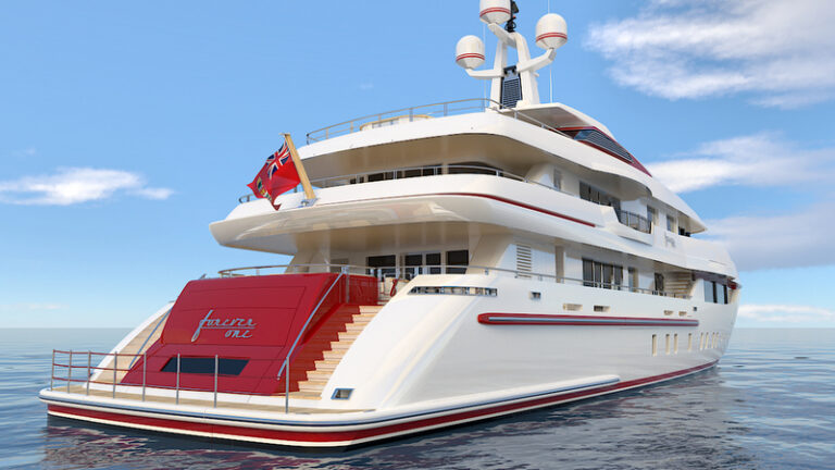 FOREVER ONE Yacht - aft view