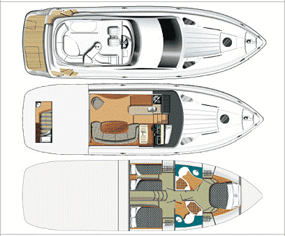 Fairline Phantom 50 layout