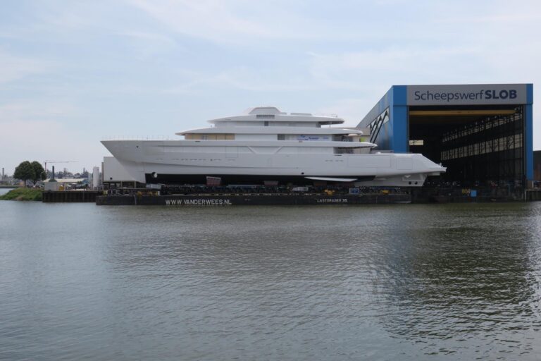Feadship Hull 700. Photo credit Dutch Yachting
