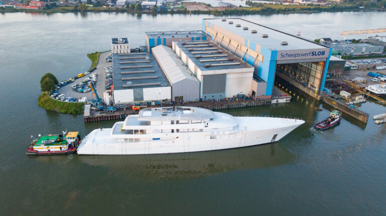 Feadship Project 1009 - Aerial Shot